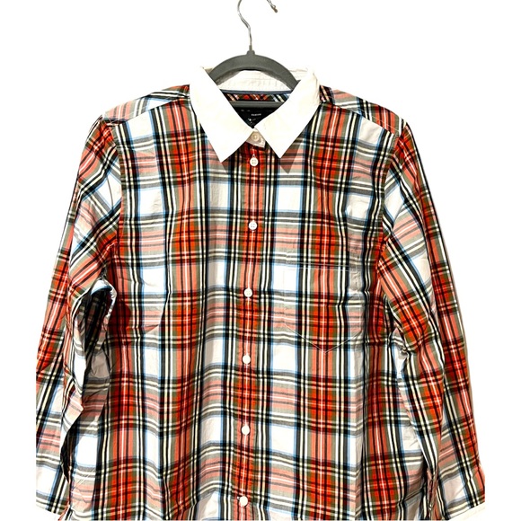 J. Crew Classic Fit Cotton Poplin Shirt in Snowy Stewart Tartan (12) - Picture 5 of 12